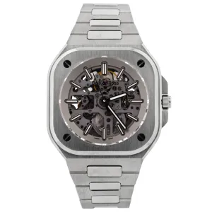 Bell & Ross Men's Limited Edition BR 05 Stainless Steel 40mm Skeleton Dial Watch Reference #: BR05A-GR-SK-ST/SST