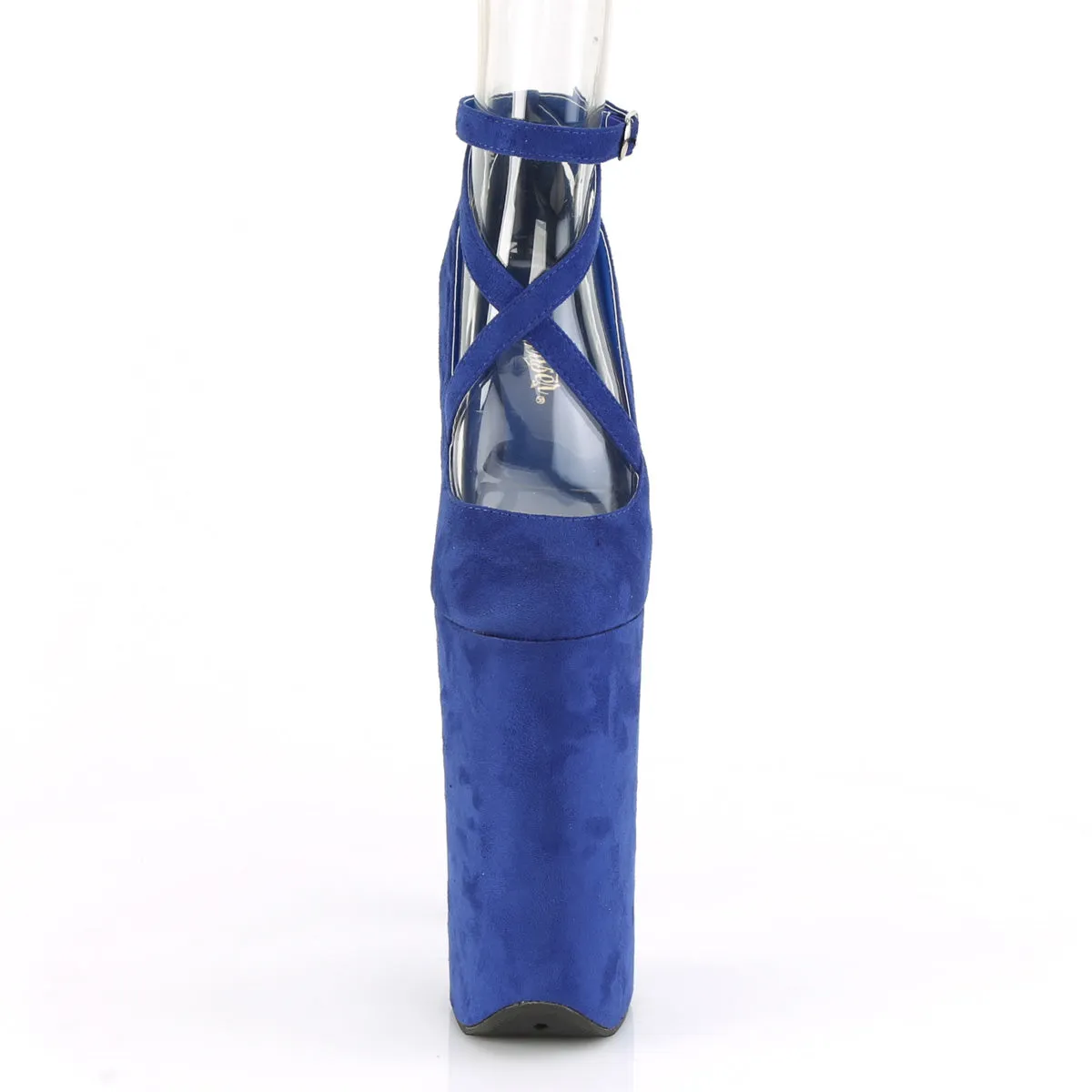 BEYOND-087FS  Royal Blue Faux Suede/Royal Blue Faux Suede