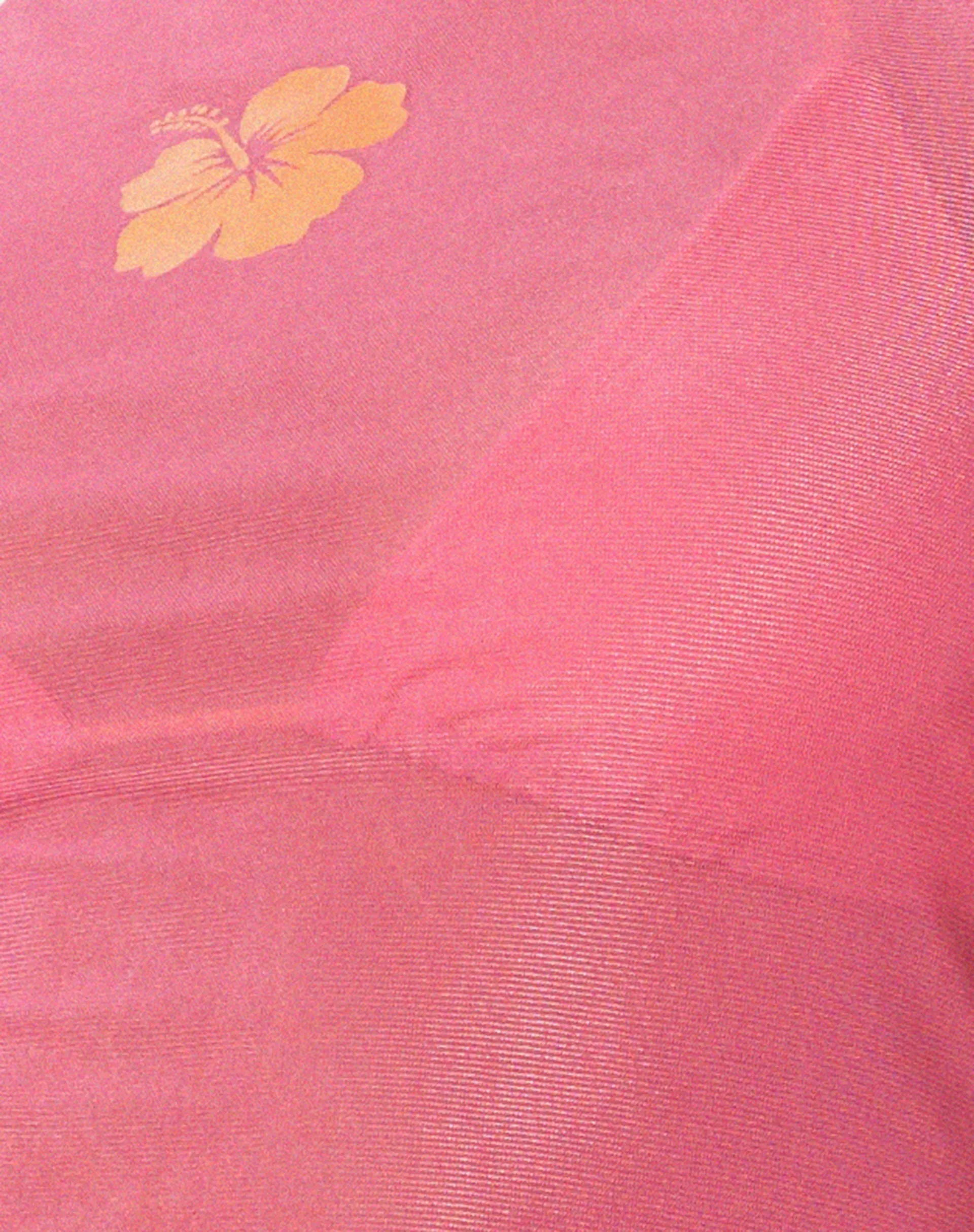 Bika Vest Top in Pink Terry Hibiscus