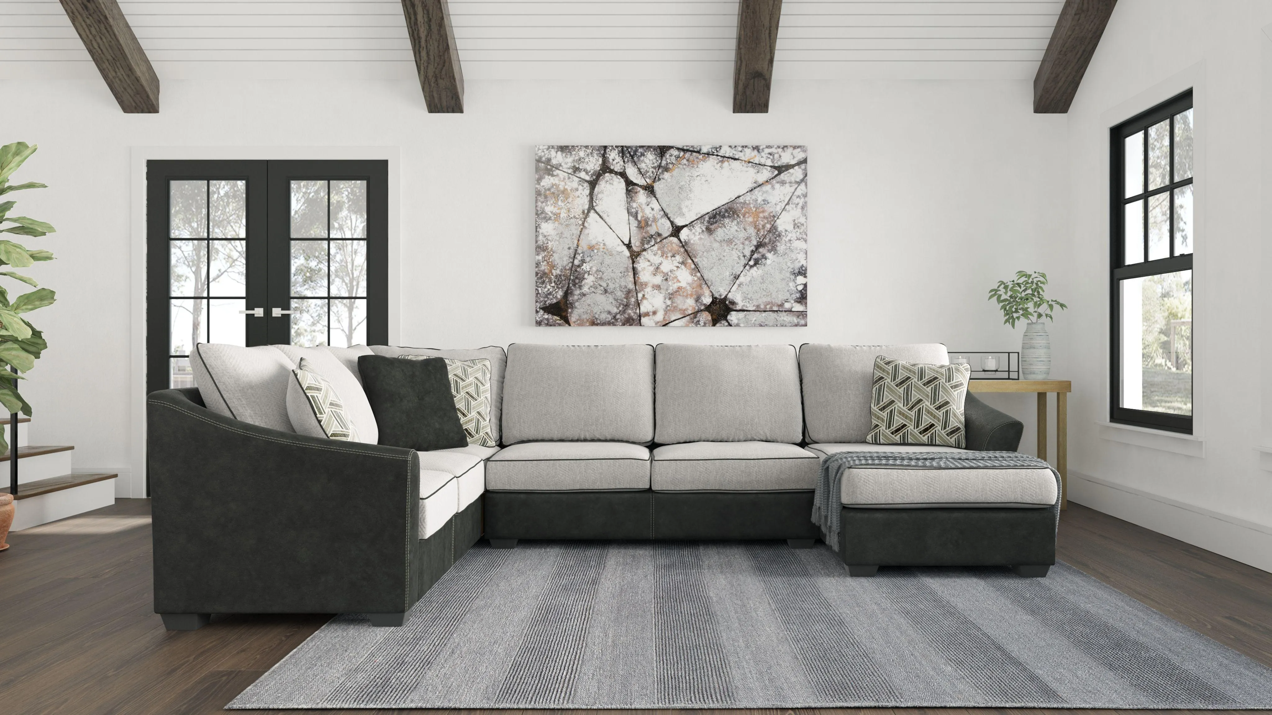 Bilgray - Left Arm Facing Sofa 3 Pc Sectional