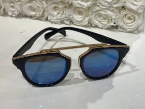 Black and Gold Sunglasses
