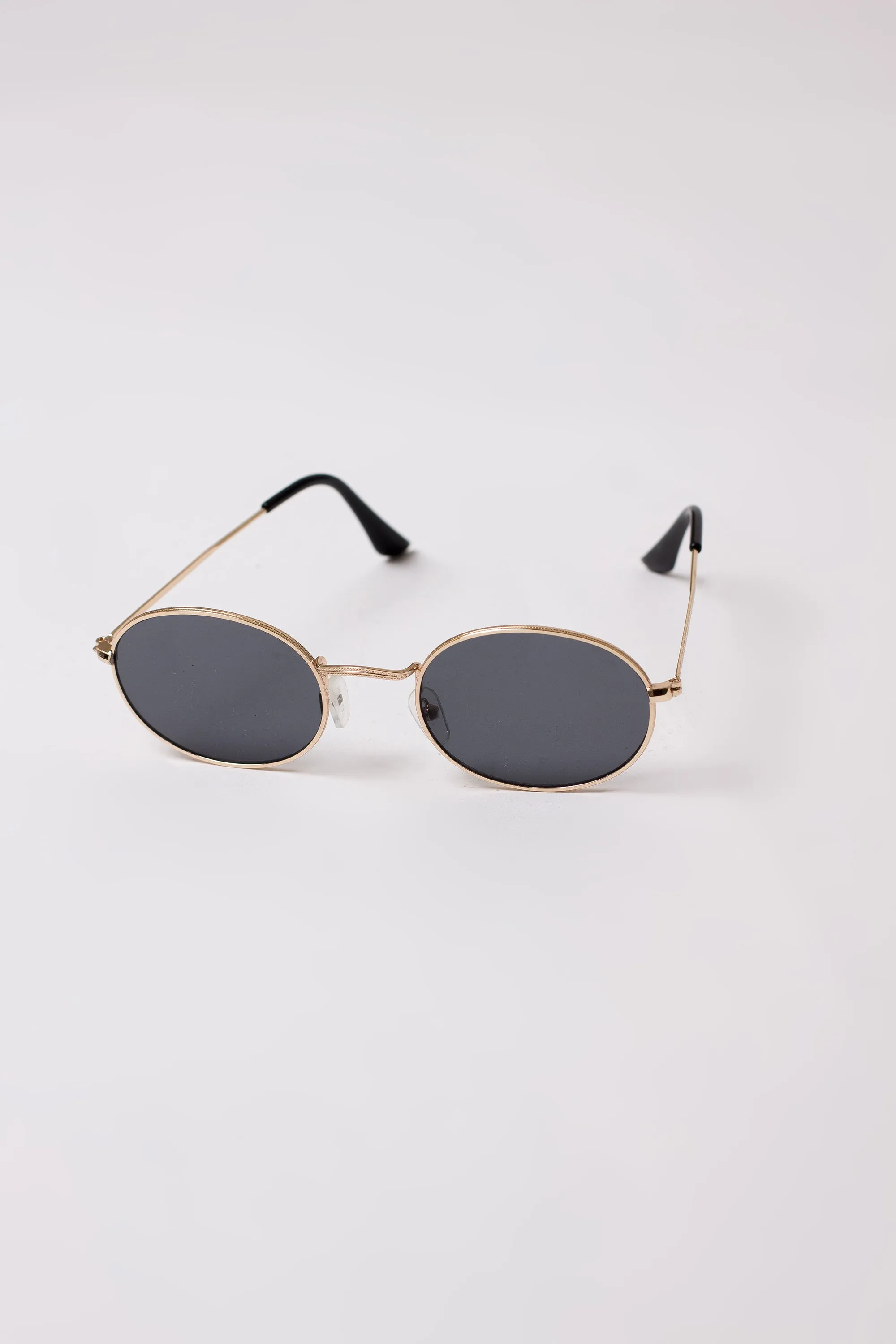 Black Oval Sunglasses