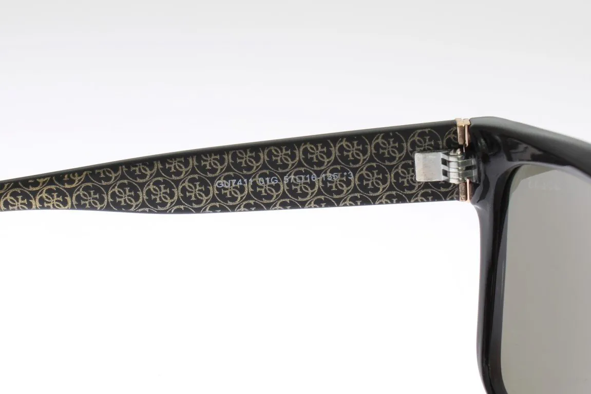 Black Plastic Frame UV Lens Sunglasses