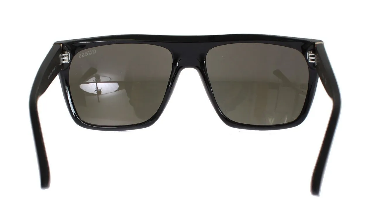 Black Plastic Frame UV Lens Sunglasses