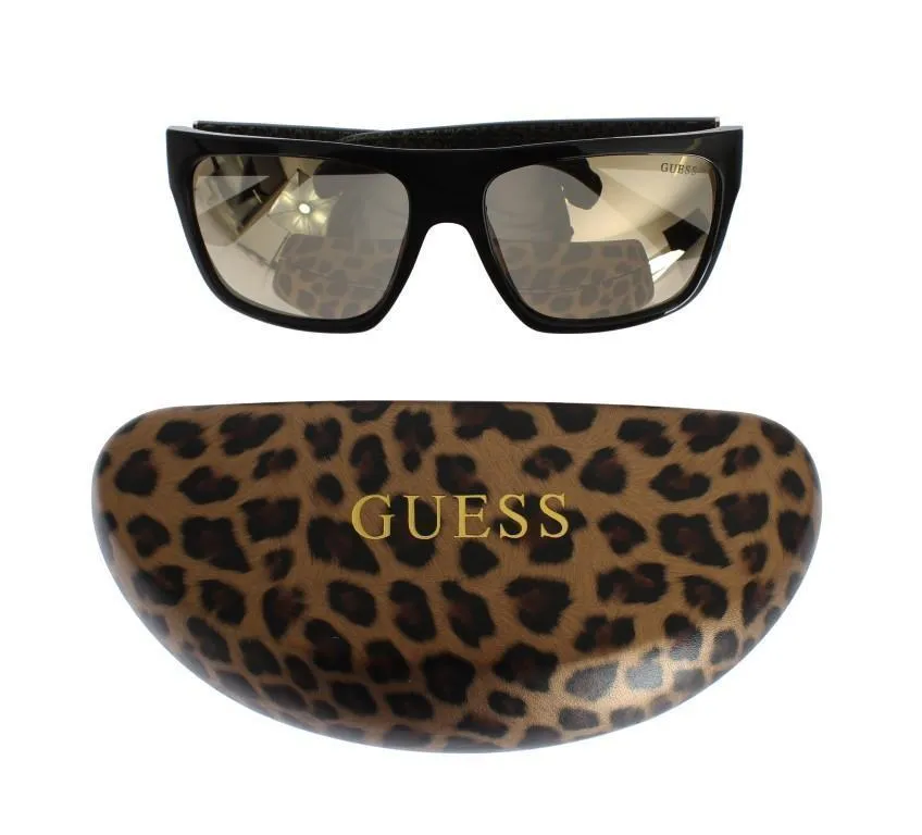 Black Plastic Frame UV Lens Sunglasses