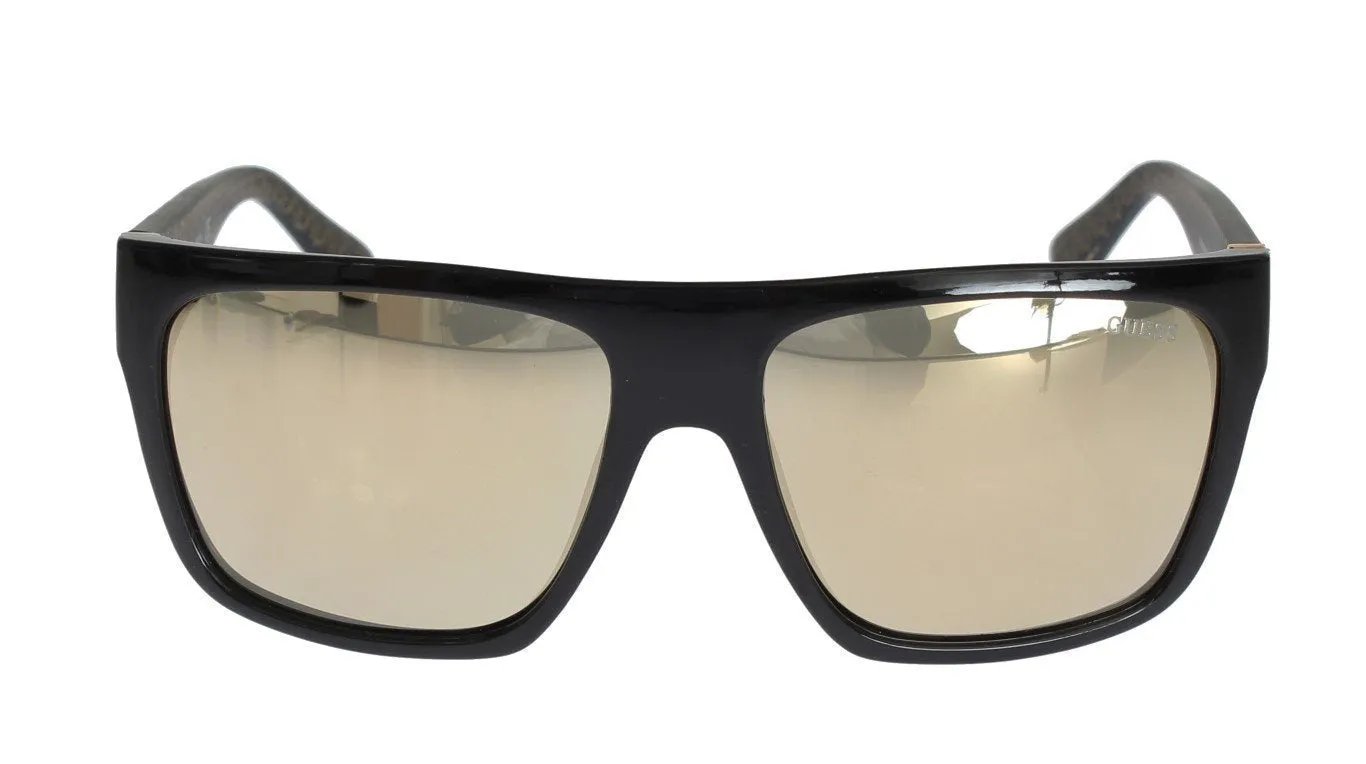 Black Plastic Frame UV Lens Sunglasses