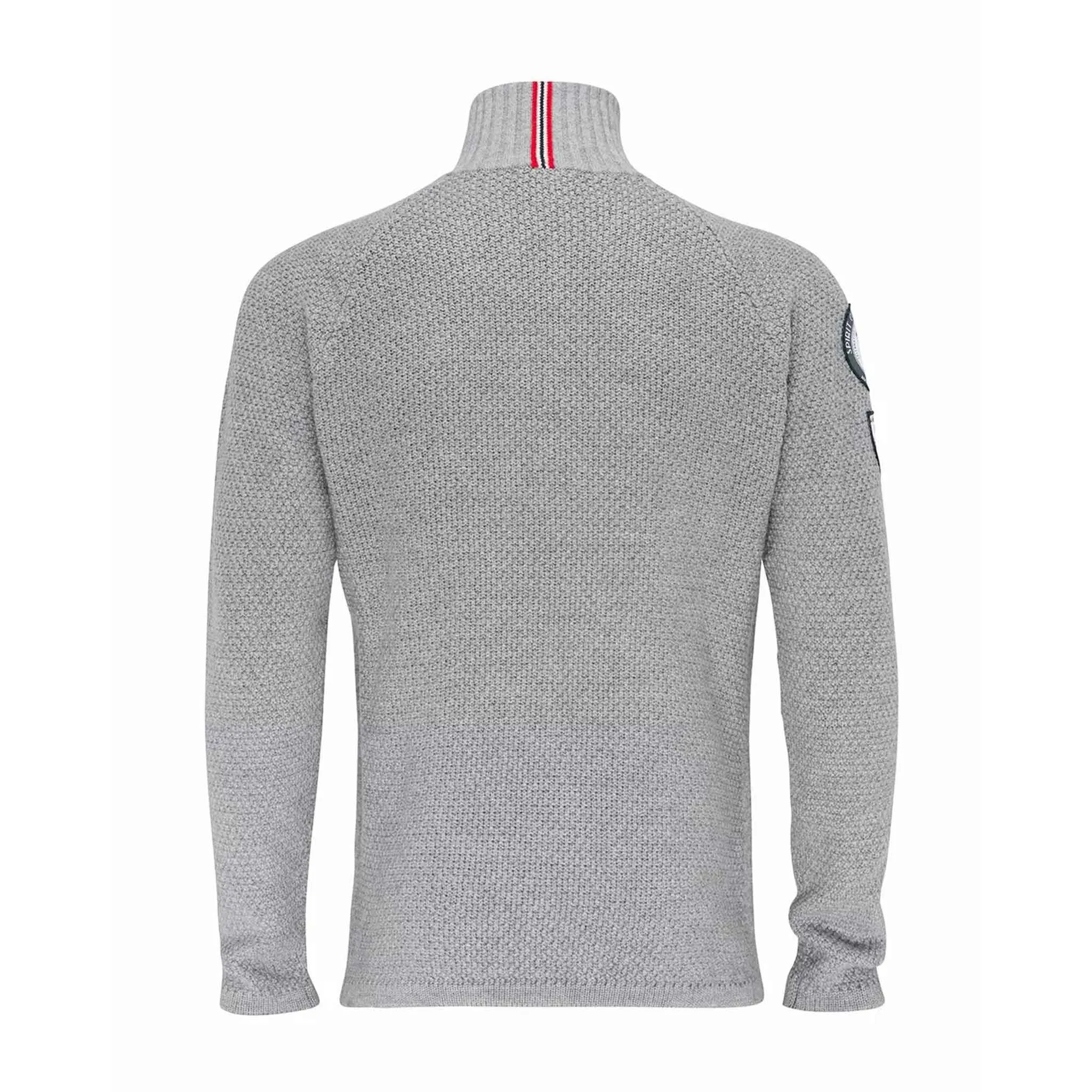 Boiled Ski Flag Sweater in Light Grey