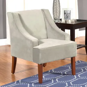 Brand new Altamahaw 18.5" Swoop Side Chair in Light Grey Upholstered Velvet Fabric! Retails $560 