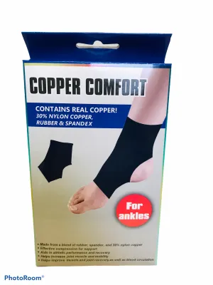 Brand new in package! Copper Comfort Ankle Effective compression for Support! Contains Real Copper! One Size Fits Most!
