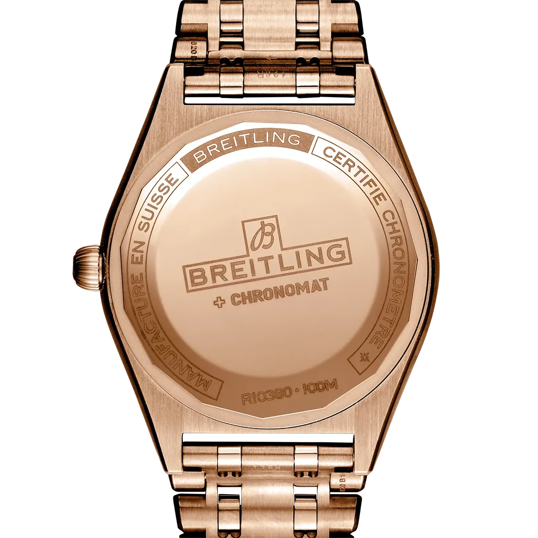 Breitling Chronomat Automatic 36 Watch with White Dial