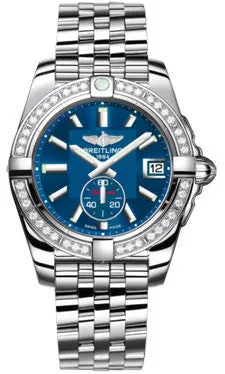 Breitling - Galactic 36 Automantic Stainless Steel - Diamond Bezel - Pilot Bracelet