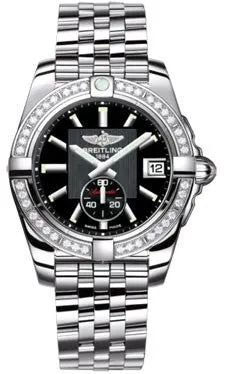 Breitling - Galactic 36 Automantic Stainless Steel - Diamond Bezel - Pilot Bracelet