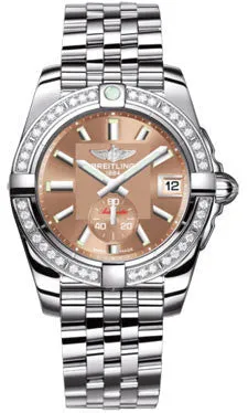 Breitling - Galactic 36 Automantic Stainless Steel - Diamond Bezel - Pilot Bracelet