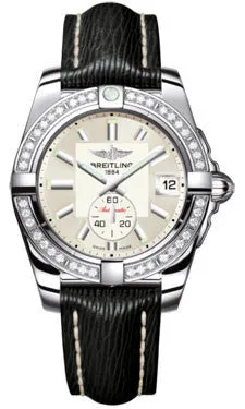 Breitling - Galactic 36 Automantic Stainless Steel - Diamond Bezel - Sahara Strap
