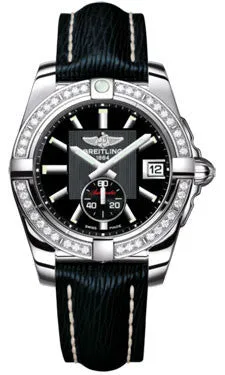 Breitling - Galactic 36 Automantic Stainless Steel - Diamond Bezel - Sahara Strap