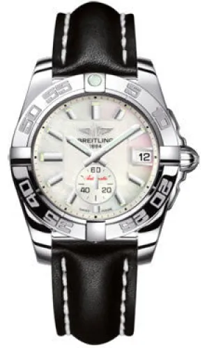 Breitling - Galactic 36 Automantic Stainless Steel - Polished Bezel - Leather Strap