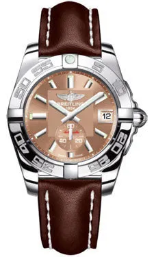 Breitling - Galactic 36 Automantic Stainless Steel - Polished Bezel - Leather Strap