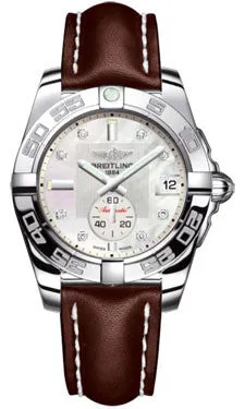 Breitling - Galactic 36 Automantic Stainless Steel - Polished Bezel - Leather Strap