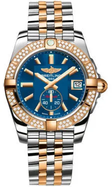 Breitling - Galactic 36 Automantic Steel-Rose Gold - Diamond Bezel - Pilot Bracelet