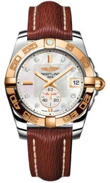 Breitling - Galactic 36 Automantic Steel-Rose Gold - Sahara Strap