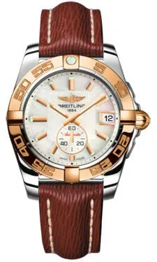 Breitling - Galactic 36 Automantic Steel-Rose Gold - Sahara Strap