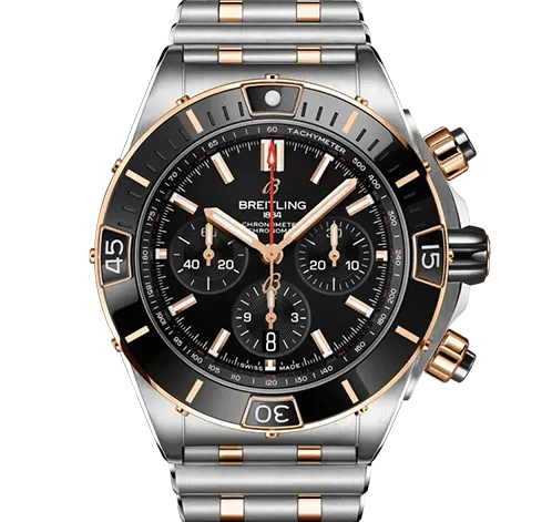 Breitling Super Chronomat B01 44 Watch with Black Dial