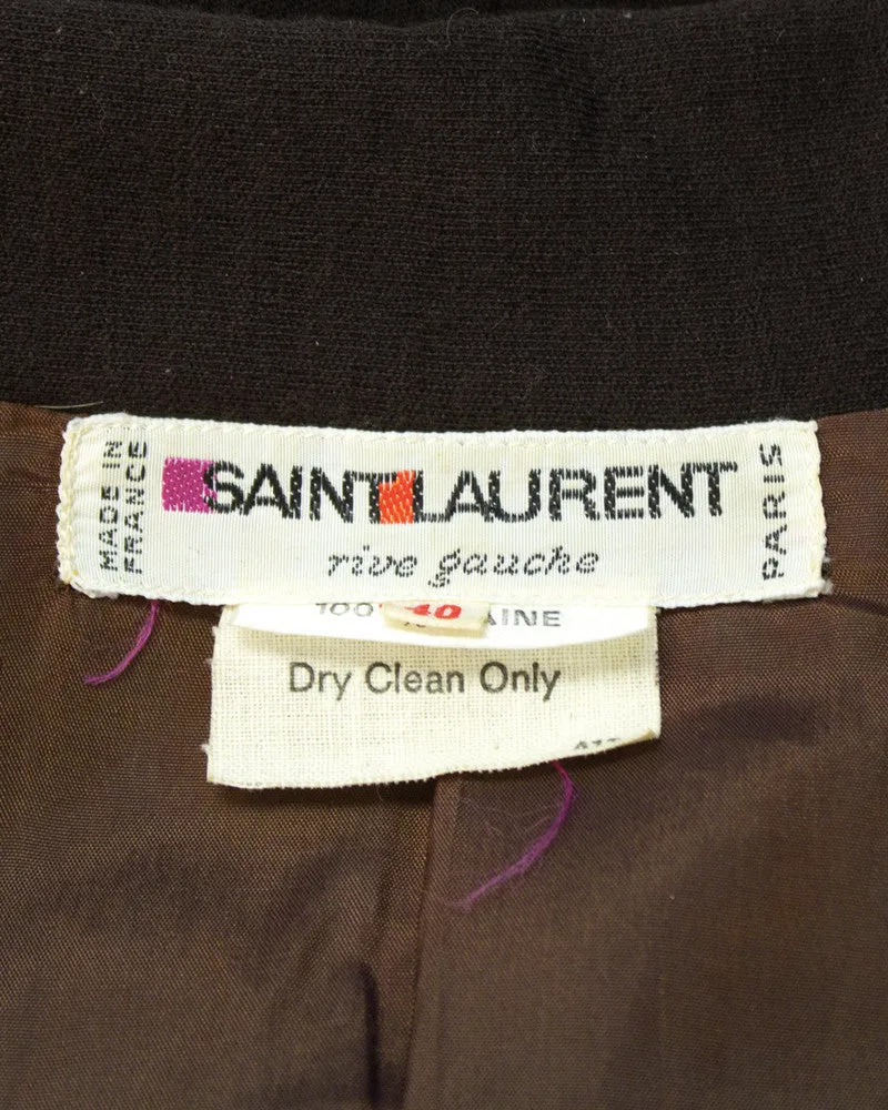 Brown Wool Day Dress