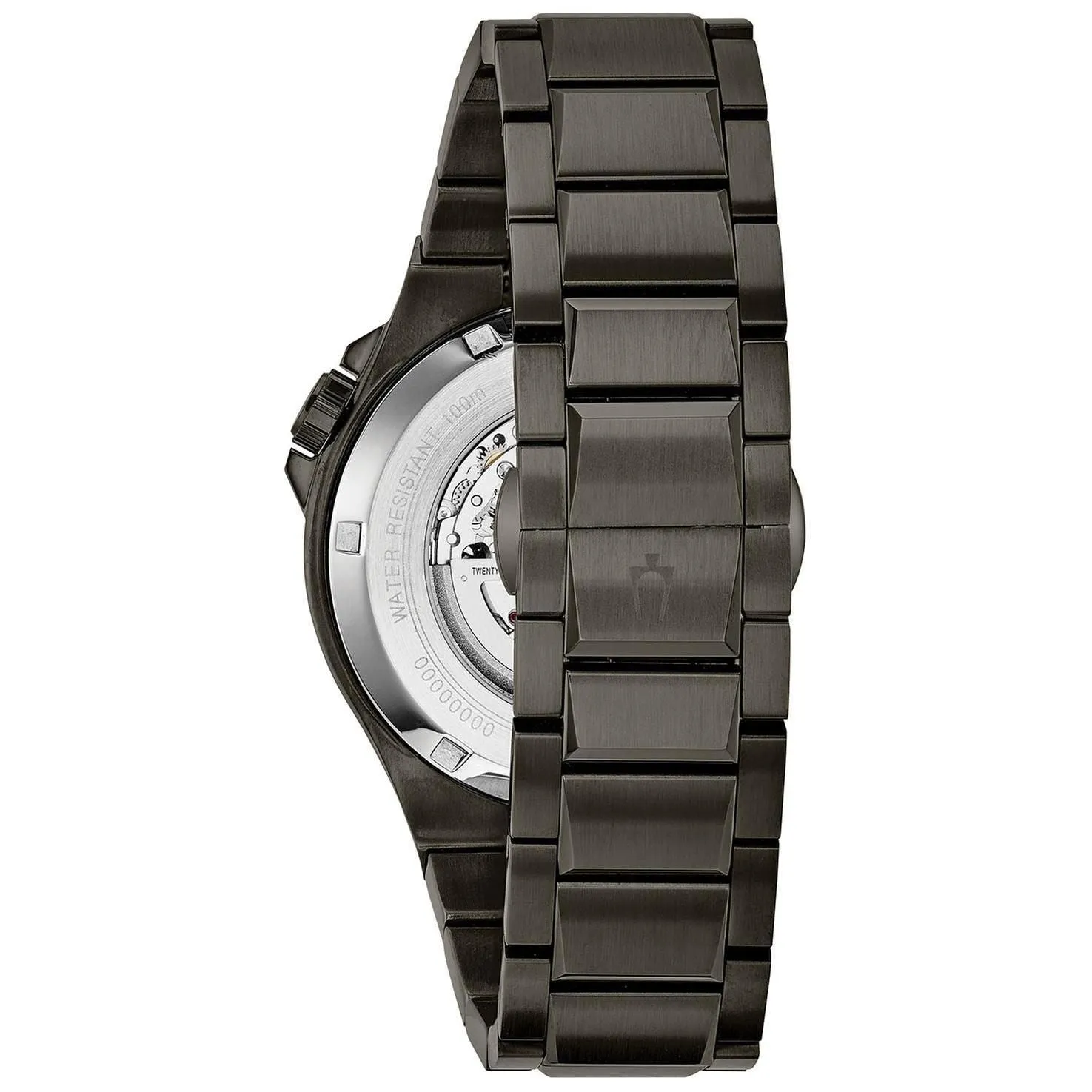 Bulova Men's Classic Automatic Maquina Gunmetal-Tone Watch 98A179