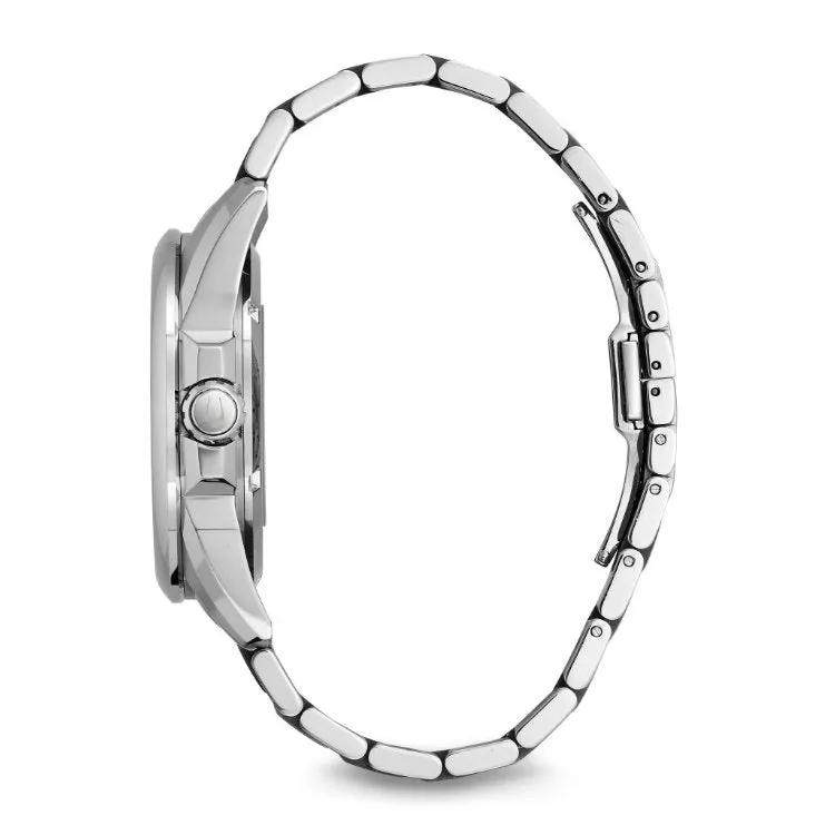 Bulova Sutton Mens Automatic Stainless Steel Skeleton Dial Watch