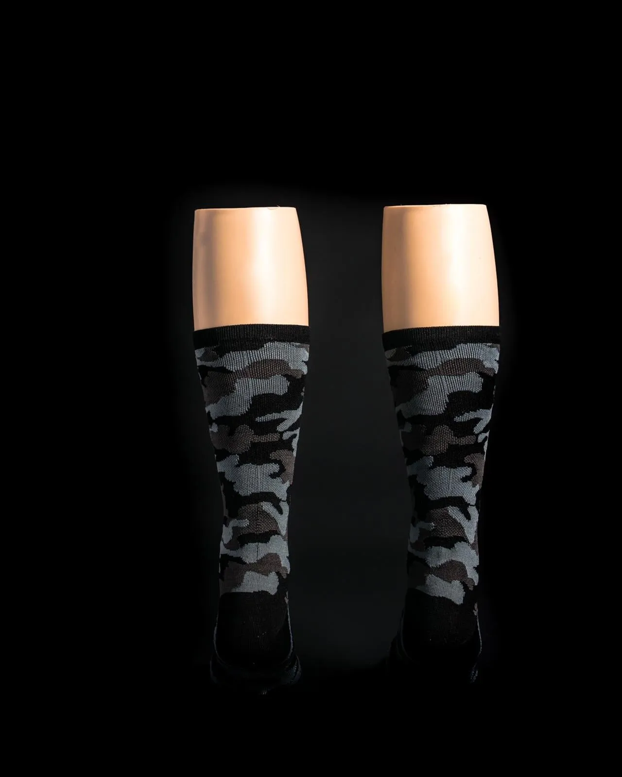 Camo Black Solo Warrior Socks