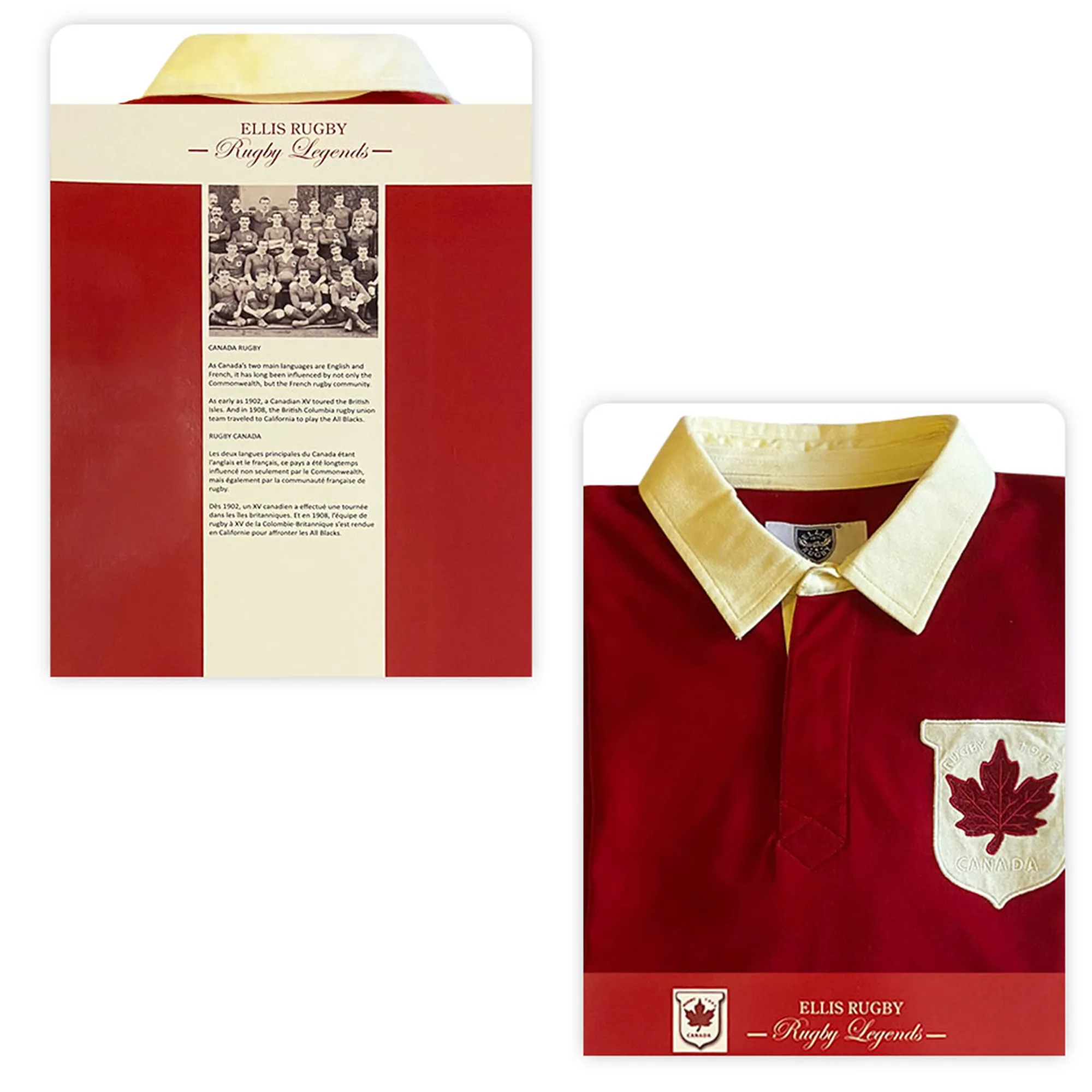 Canada Rugby Polo by Ellis Rugby