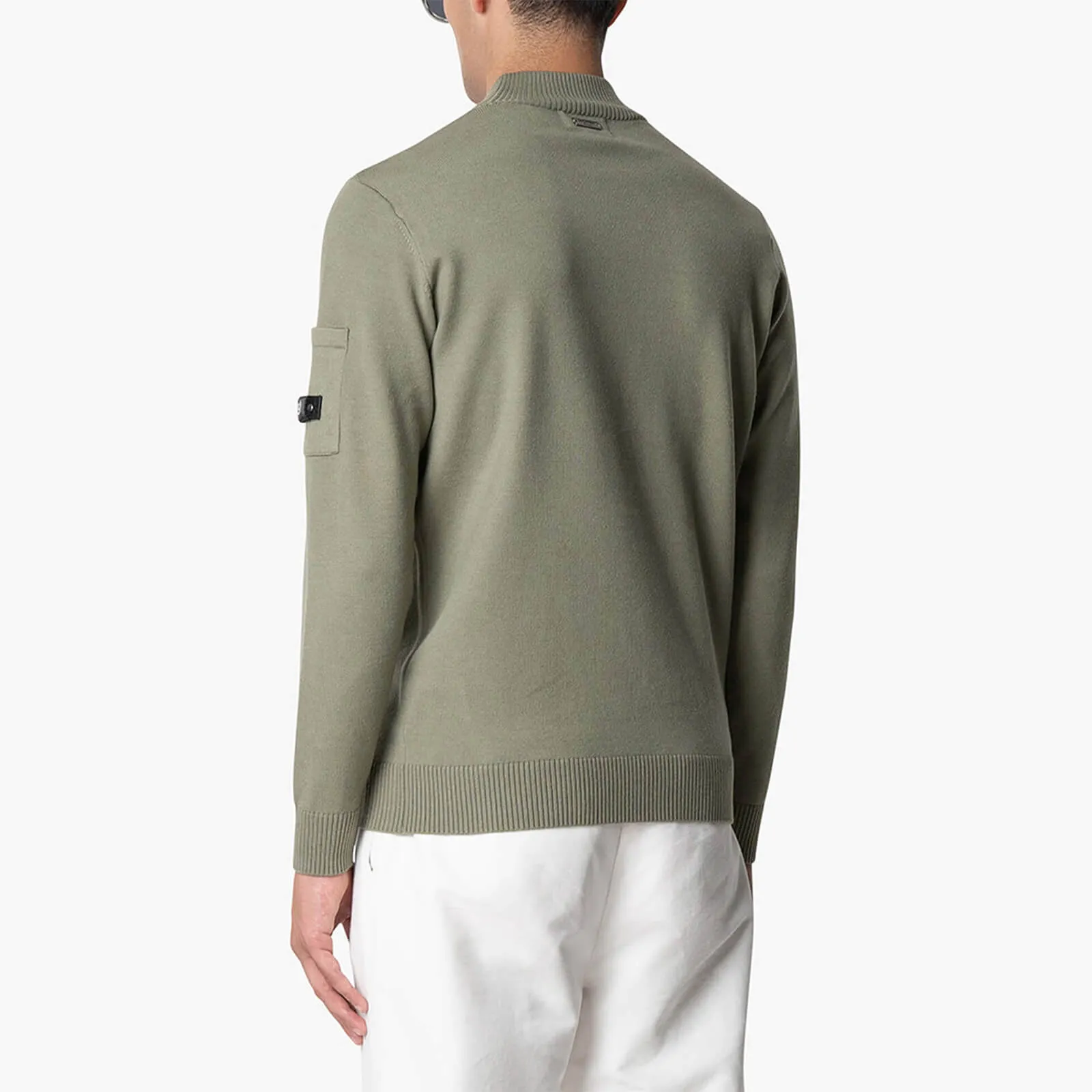 CANNES KNITTED SWEATER | OLIVE