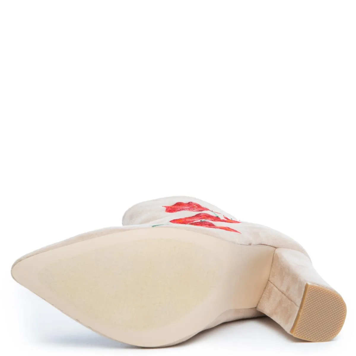 Cape Robbin Beautiful-9 Nude Heeled Booties Nude