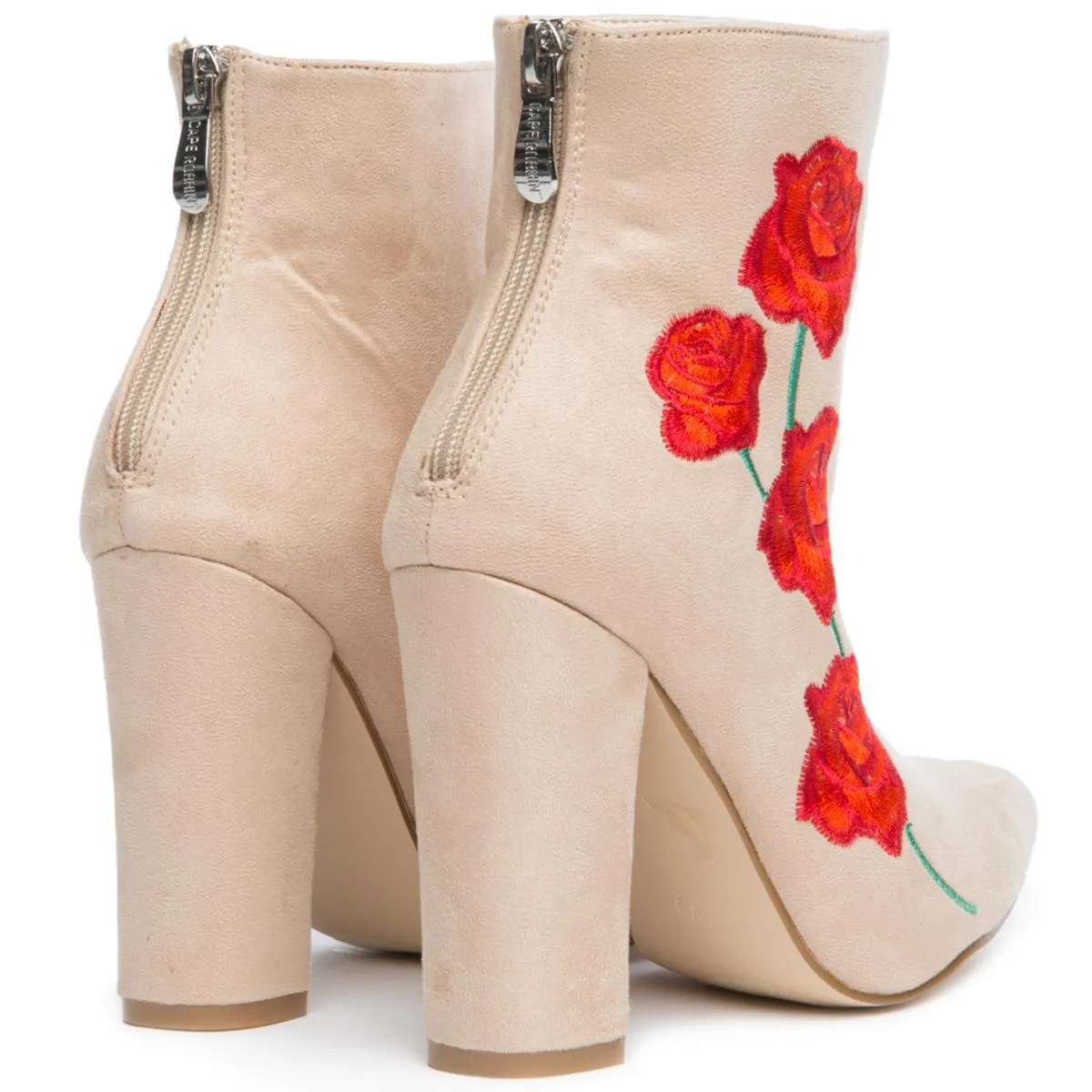 Cape Robbin Beautiful-9 Nude Heeled Booties Nude
