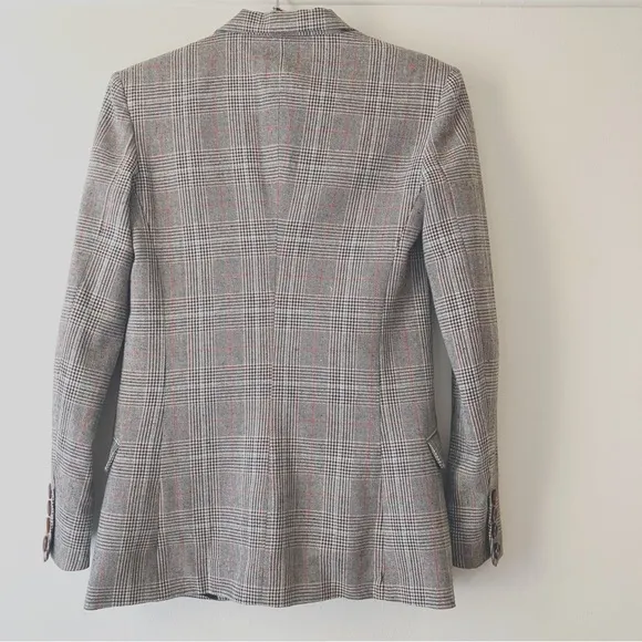 Capulet • Wool Blazer in Brown Grey Plaid