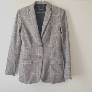 Capulet • Wool Blazer in Brown Grey Plaid