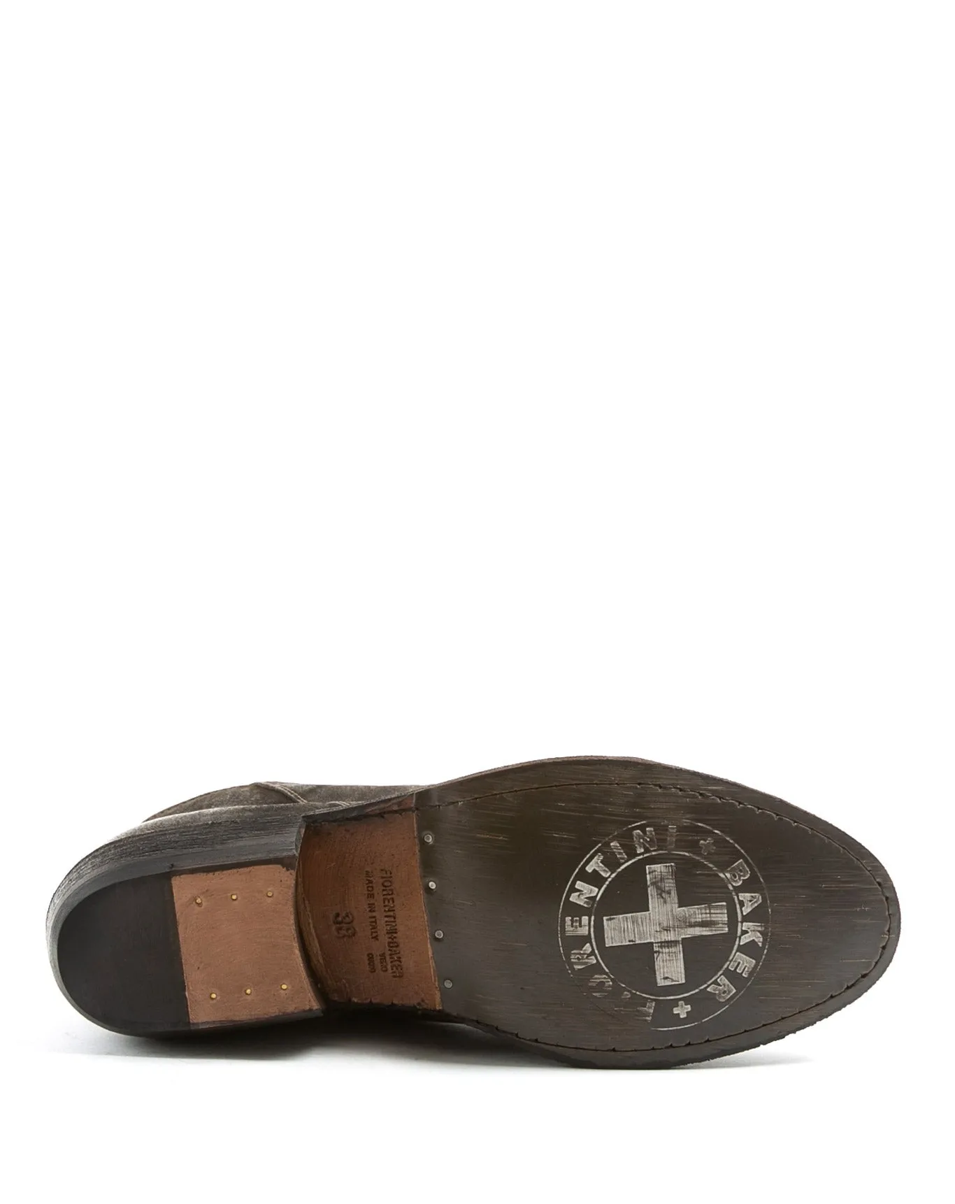 CARP Brown Leather Ankle Boots