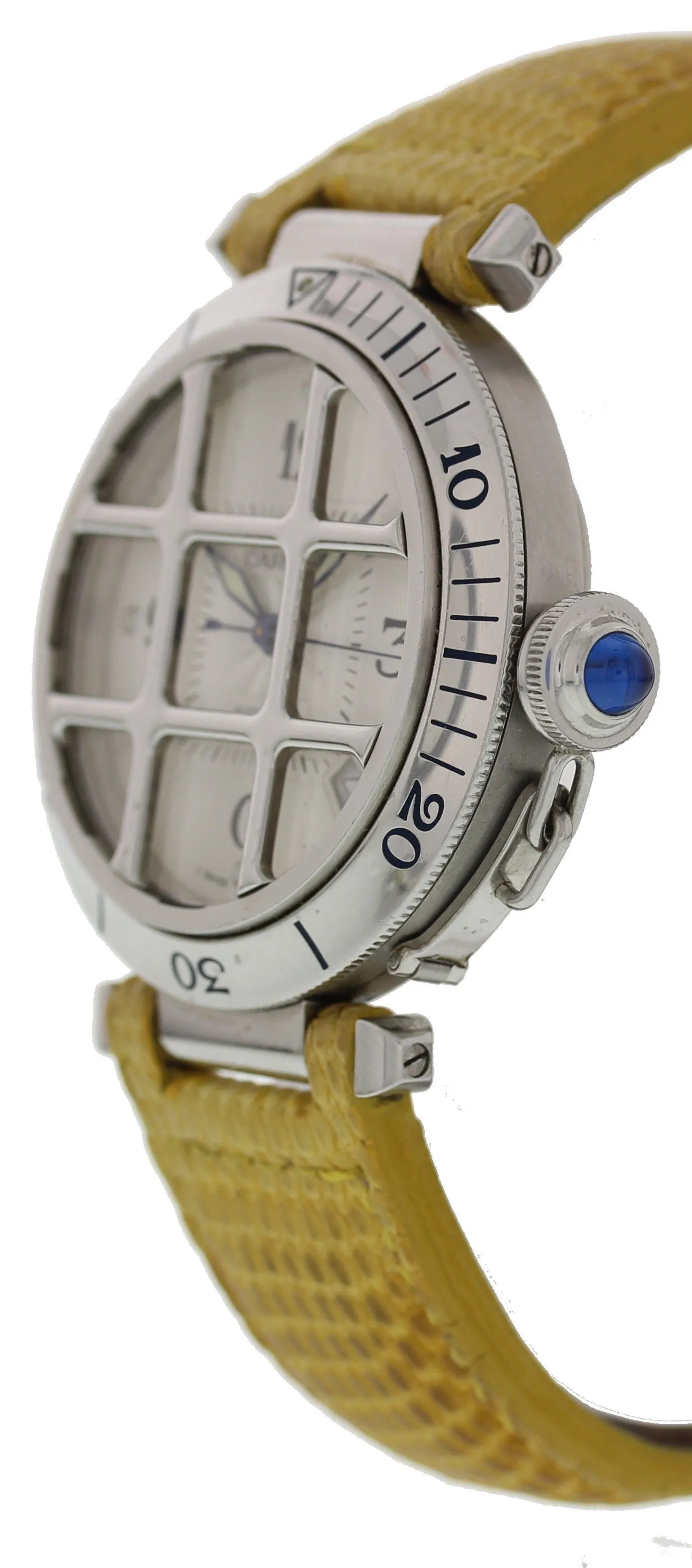 Cartier Pasha 2379 Grill Stainless Steel Automatic