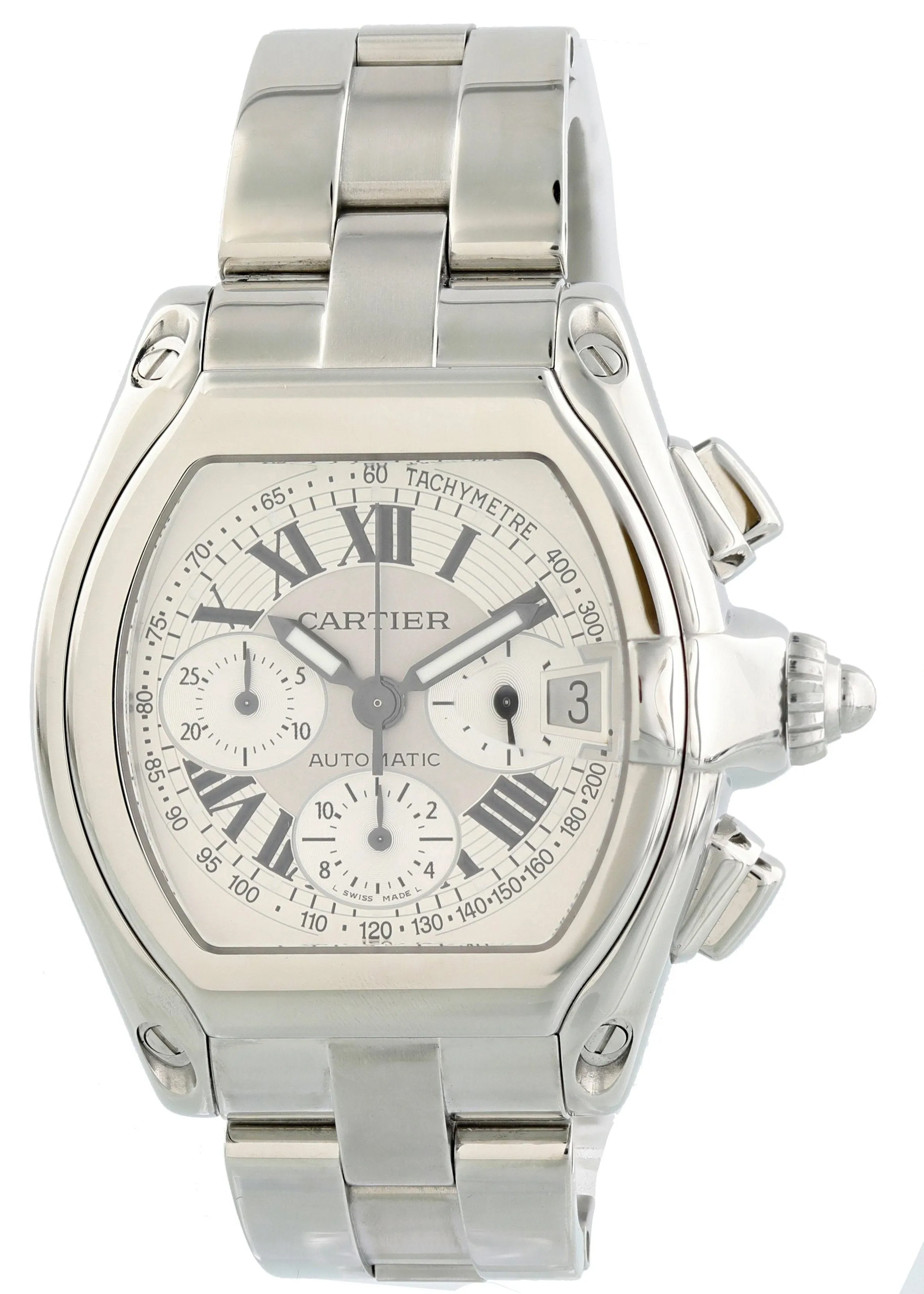 Cartier Roadster XL Chronograph 2618 Mens Watch
