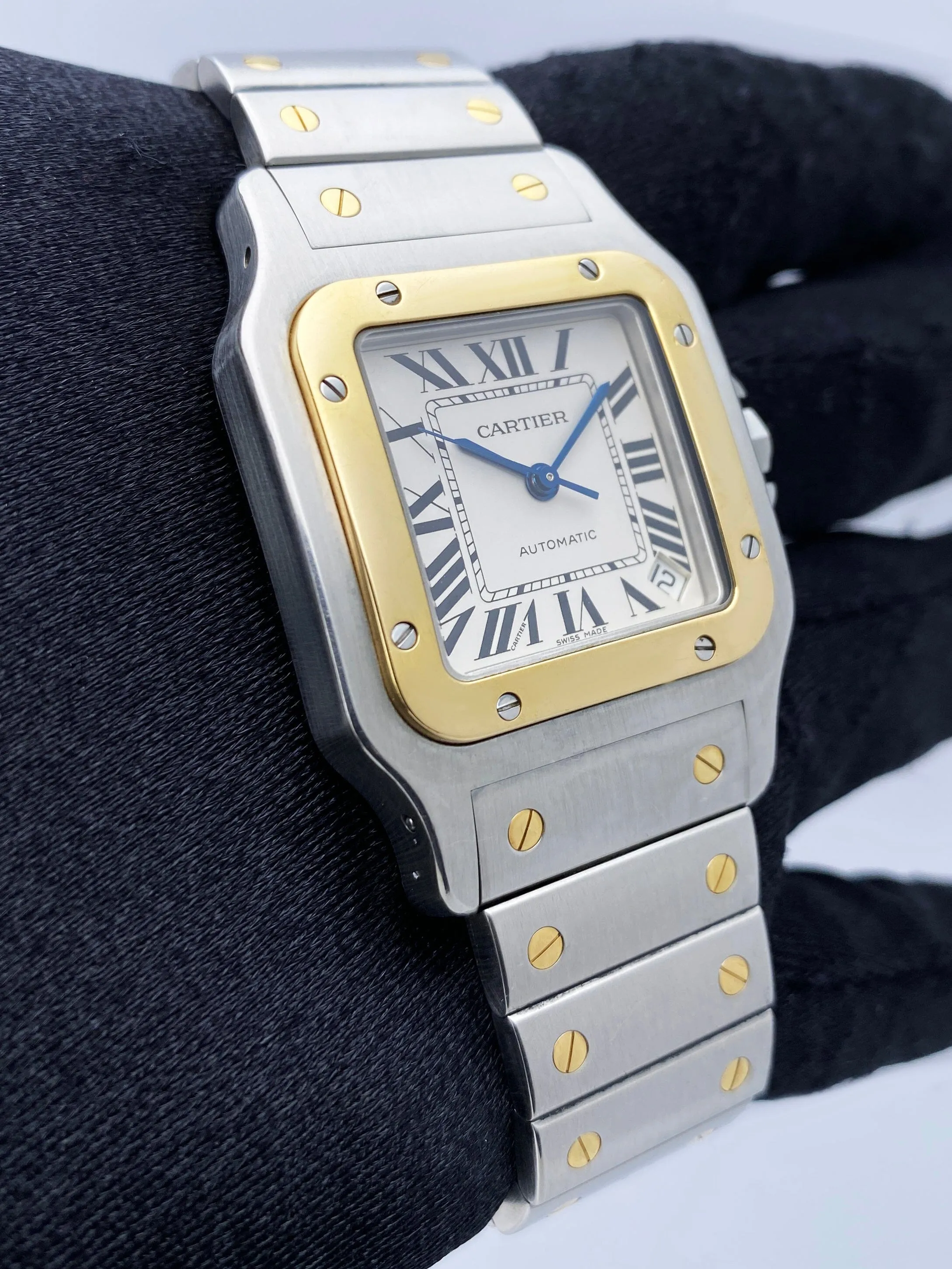 Cartier Santos Galbee W20099C4 Two-Tone Mens Watch