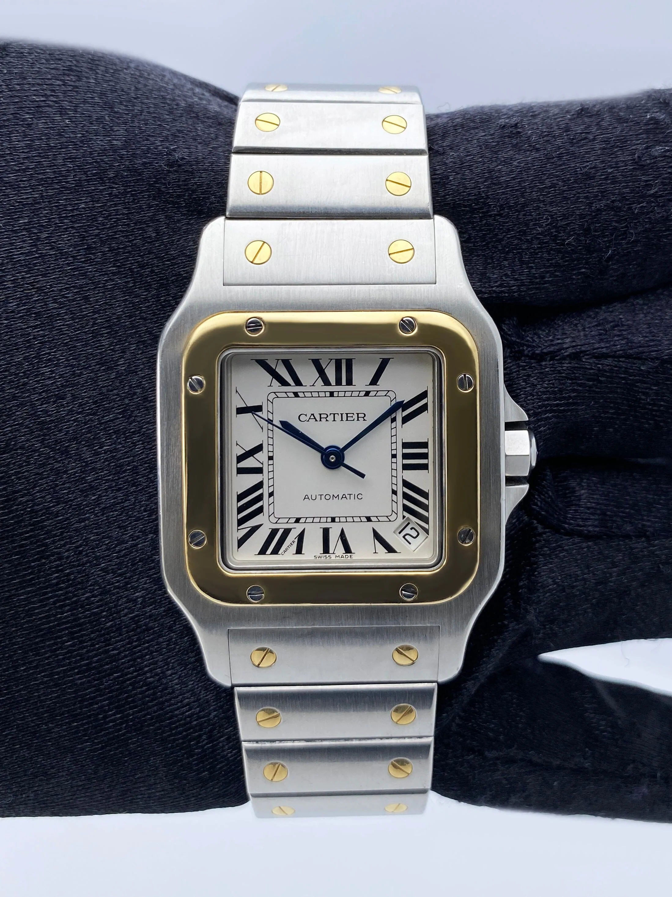 Cartier Santos Galbee W20099C4 Two-Tone Mens Watch