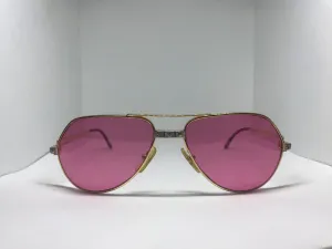 Cartier Santos Gold Diamond Sunglasses
