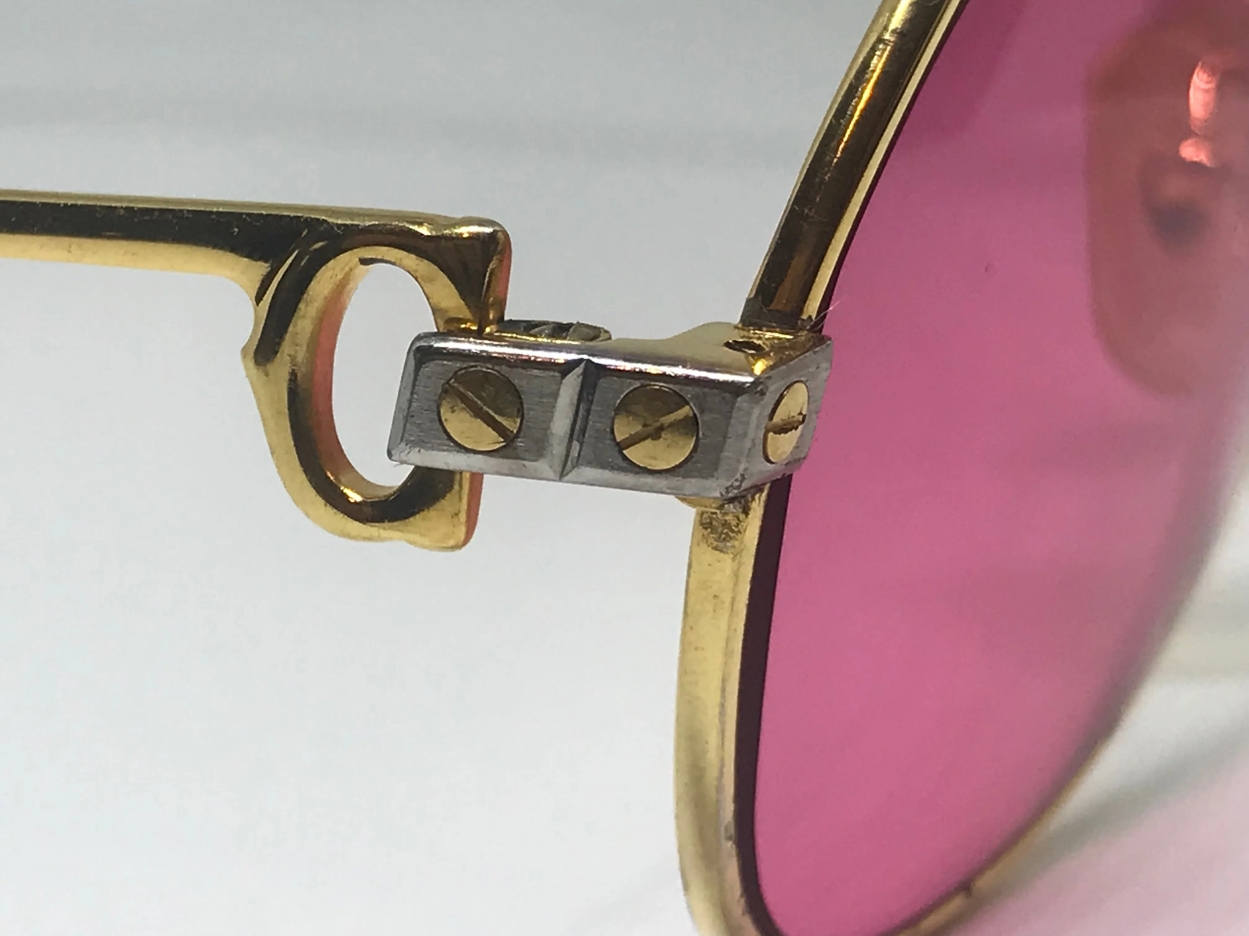 Cartier Santos Gold Diamond Sunglasses