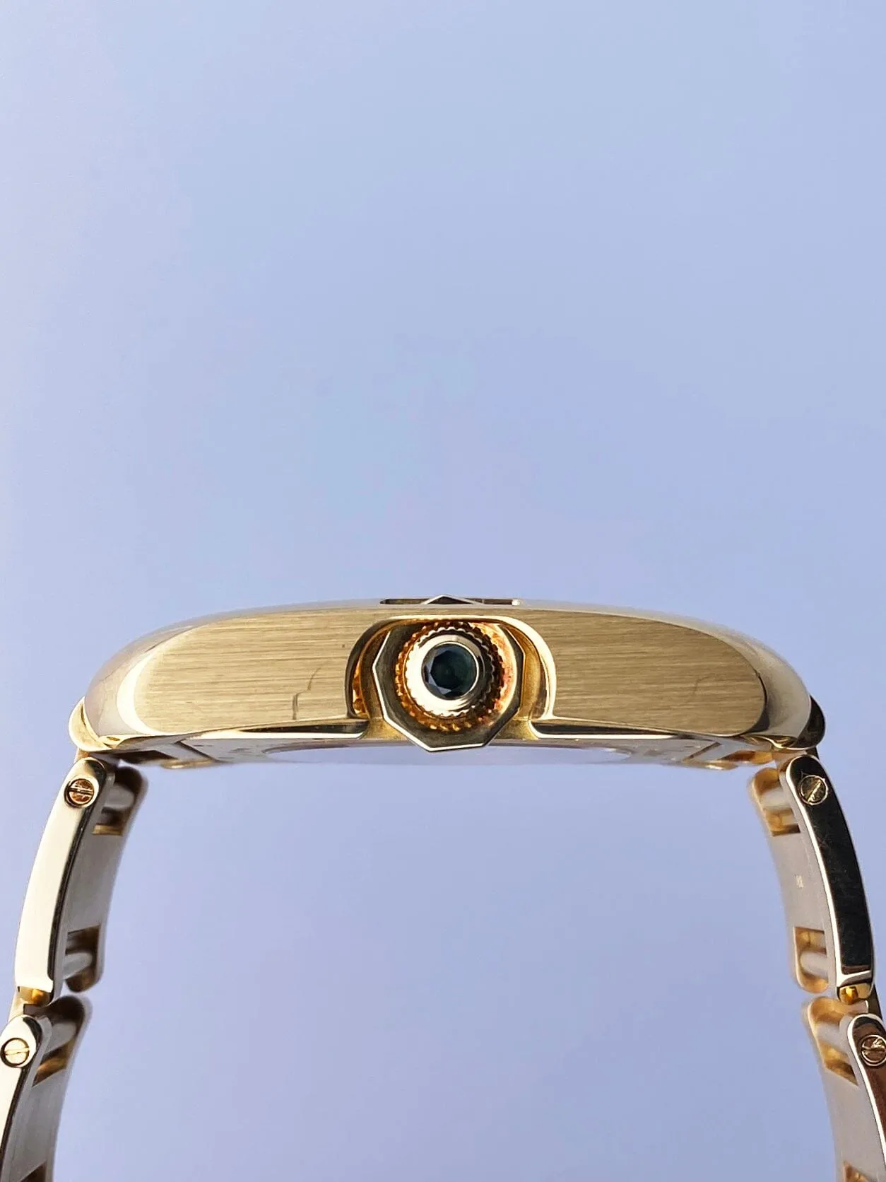 Cartier Tank Anglaise W5310018/3505 18K Yellow Gold  Mens Watch