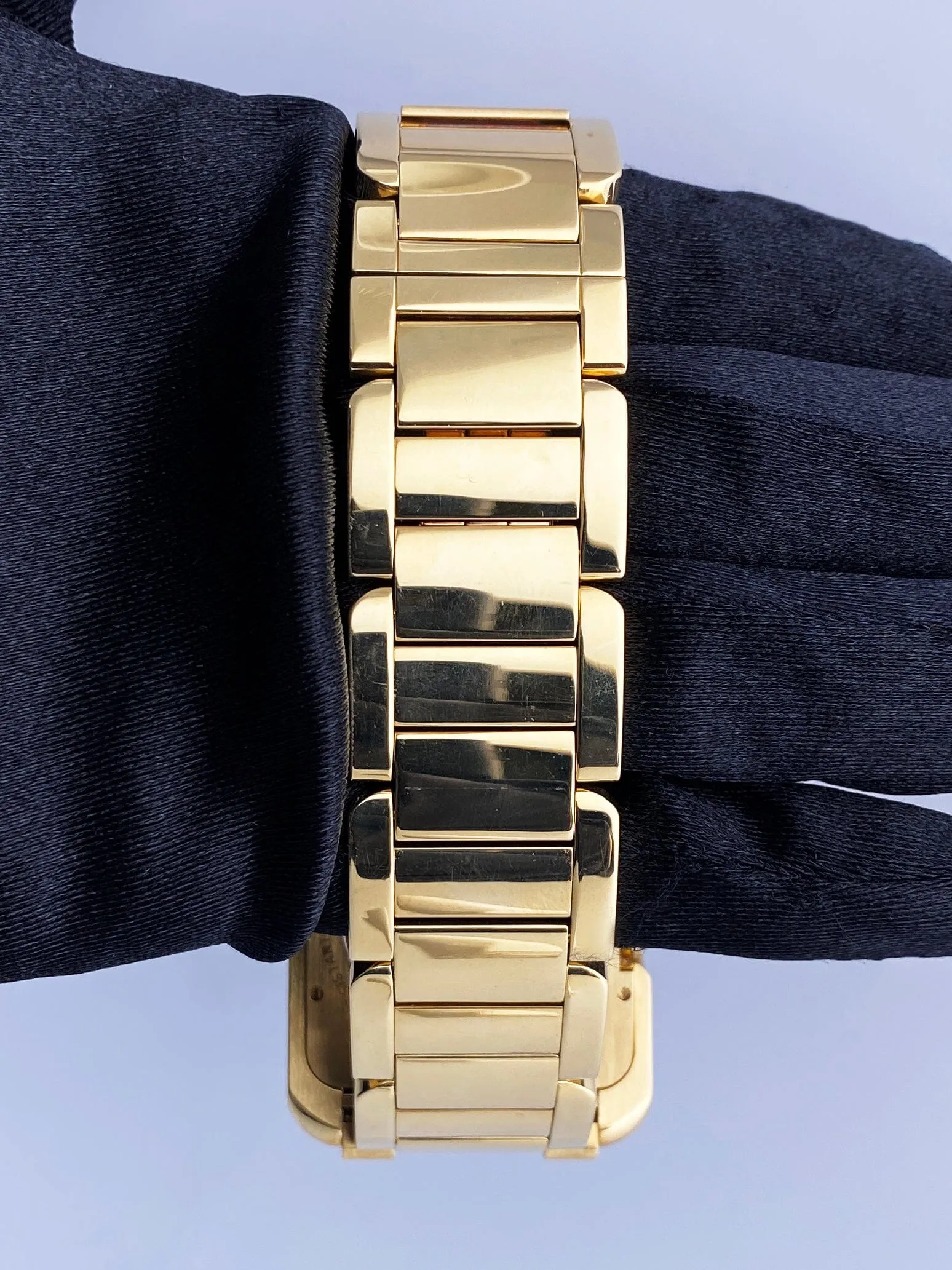 Cartier Tank Anglaise W5310018/3505 18K Yellow Gold  Mens Watch