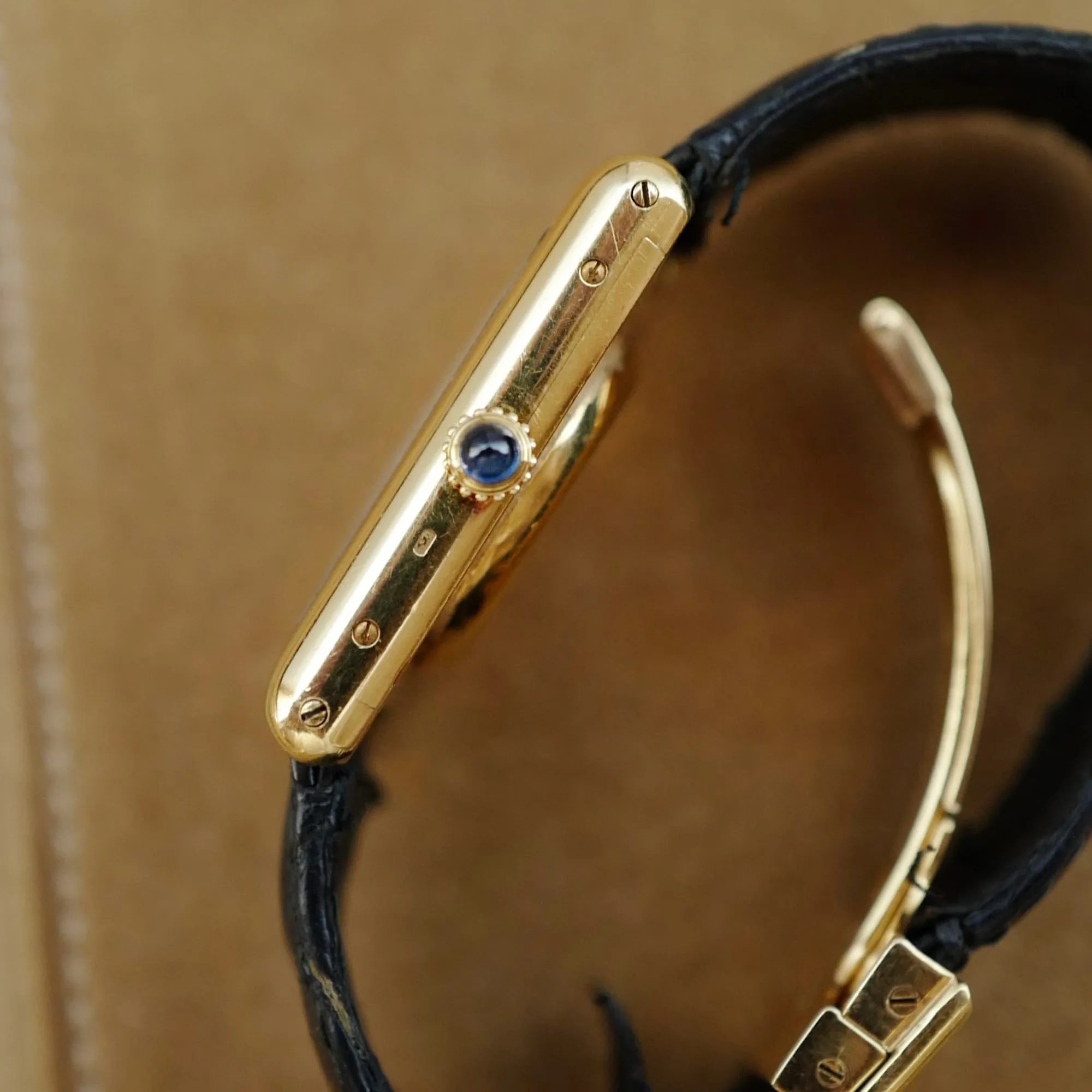 Cartier Yellow Gold Jumbo Tank Automatic Ref. 17011