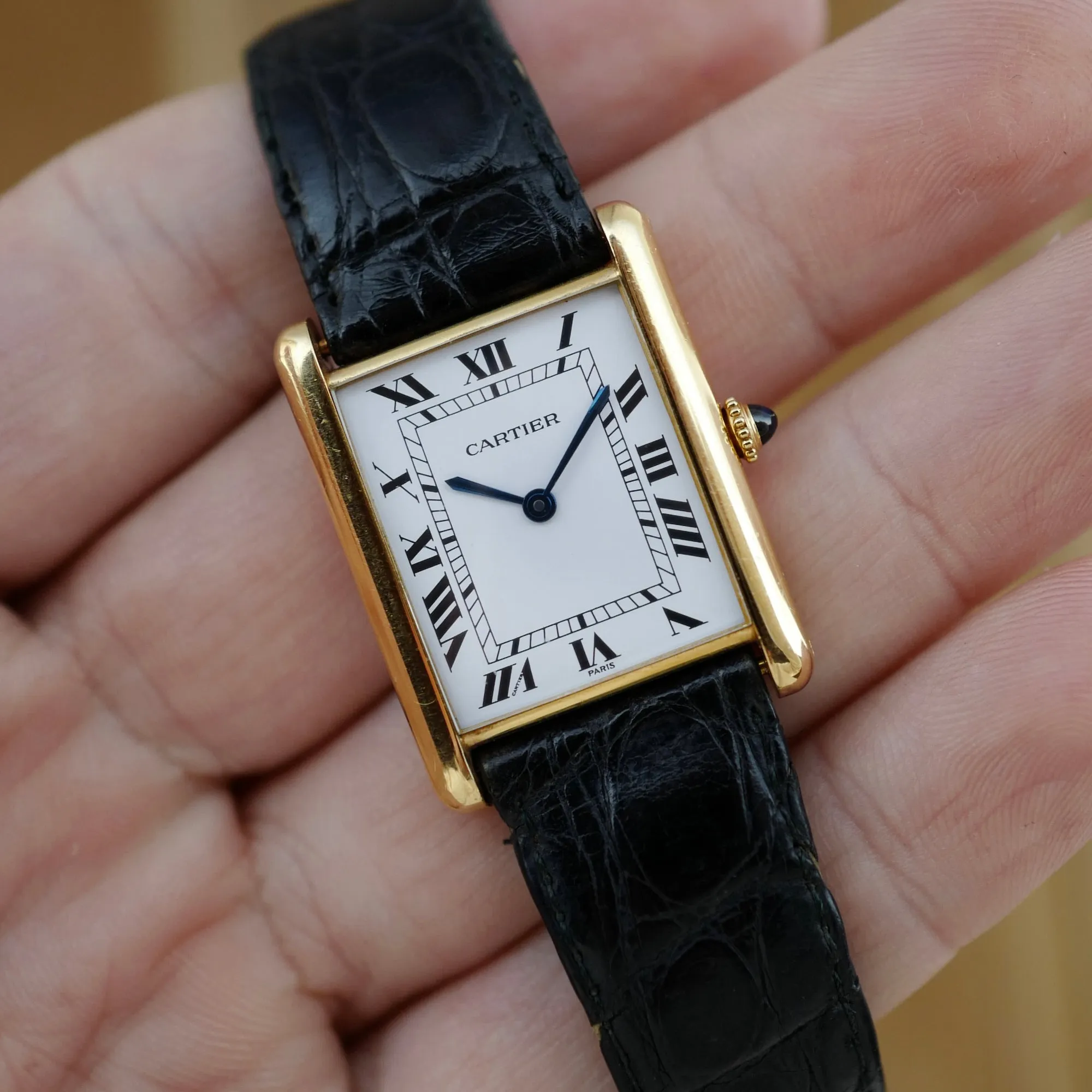 Cartier Yellow Gold Jumbo Tank Automatic Ref. 17011