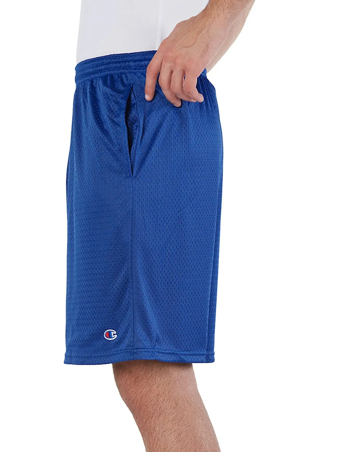 Champion Long Mesh Shorts | Athletic Royal