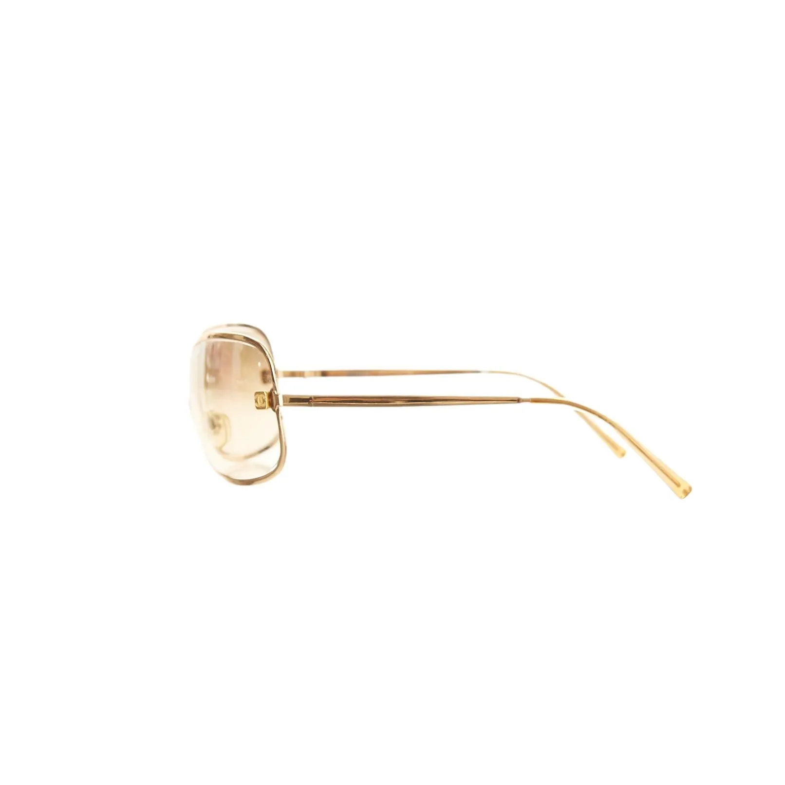 Chanel Gold Logo Sunglasses