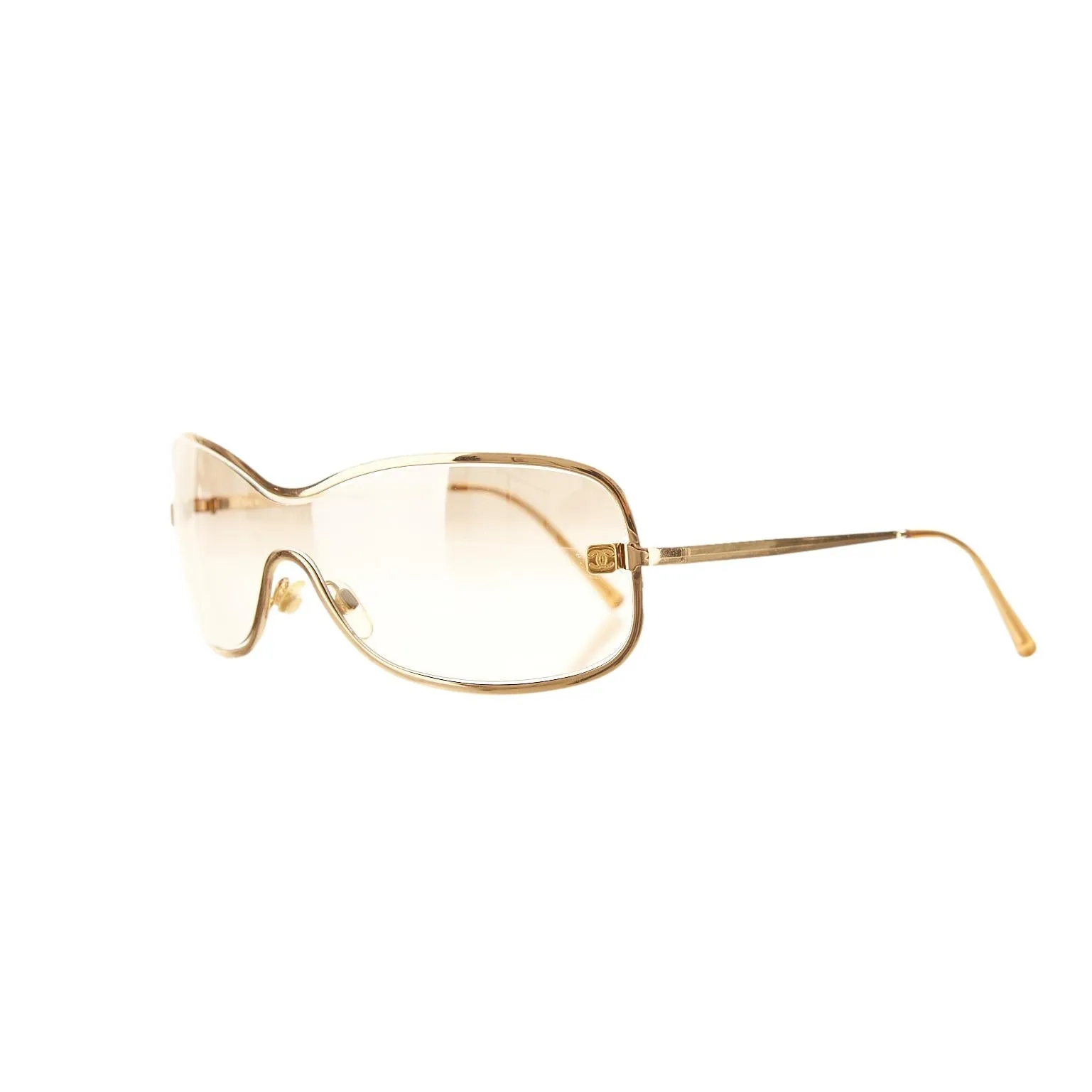 Chanel Gold Logo Sunglasses